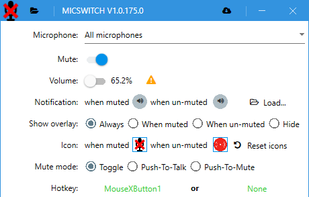 MicSwitch screenshot 1