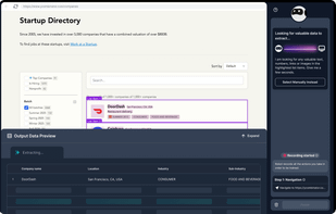 Browse AI screenshot 1