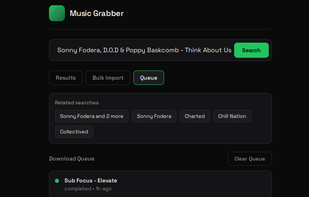 MusicGrabber screenshot 2