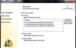 Kernel for PST to NSF screenshot 1