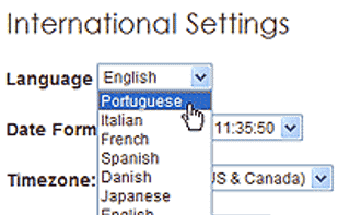 Multiple Language & International Settings
