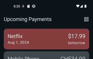 Recurring Expense Tracker screenshot 1