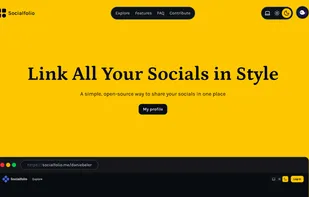 Socialfolio screenshot 1