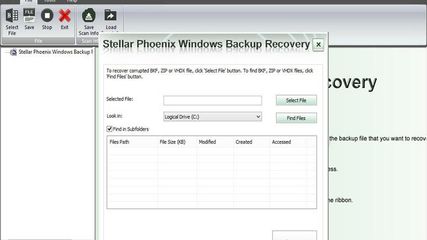 Stellar Extractor for Windows Backup screenshot 1