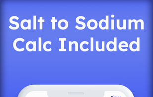 Low Sodium Intake Tracker screenshot 1