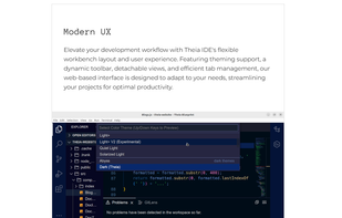 Eclipse Theia screenshot 3