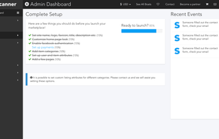 A look from the management dashboard