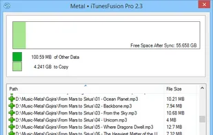 iTunesFusion screenshot 1