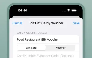 Gift Card Wallet screenshot 1