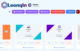User cards, users can create up to 20 cards.