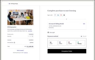 Thinkific screenshot 2