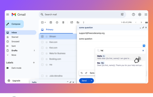 Gmail Templates Demo