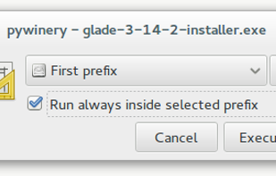 PyWinery screenshot 1