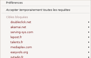 RequestPolicy screenshot 2