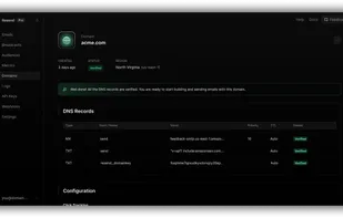 Resend.com screenshot 1