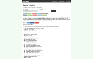 Port Checker screenshot 1