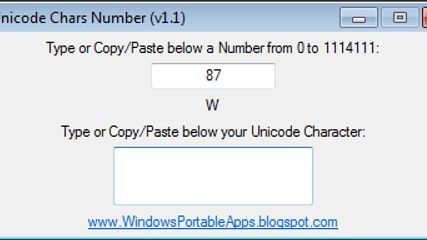 Unicode Chars Number screenshot 1
