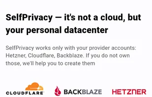 SelfPrivacy screenshot 1