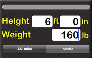 BMI Calculator‰ screenshot 1
