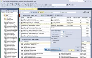 dbForge Index Manager for SQL Server screenshot 1
