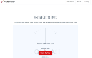 Guitar Tuner App screenshot 1