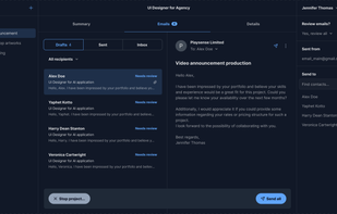 Unique messages are created for each recipient using the details you provide. If some info is missing, Askolt will request it from you.
