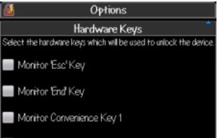 Options Hardware-Keys
