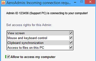 AeroAdmin - Operator Connection Request
