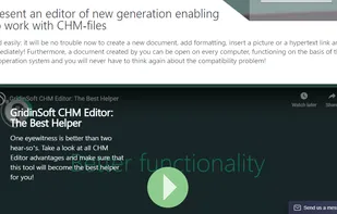 CHM Editor screenshot 1
