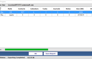 DataHelp OLM to Office 365 Wizard screenshot 1