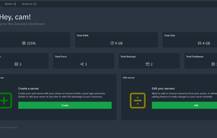 Jexactyl screenshot 1