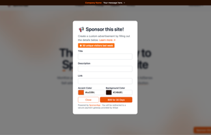 SponsorApp screenshot 1