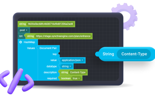 SyncTree STUDIO, a solution for building backend business logic with block coding