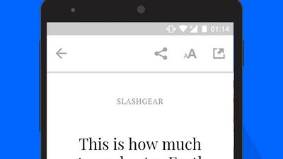 Article reading in Basket for Android