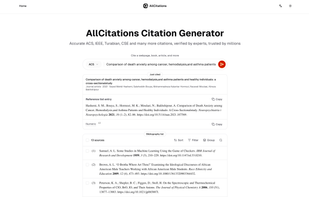 AllCitations screenshot 1