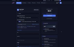 Task Execution Interface. Streamlined workspace for launching automated marketing campaigns. Features include 'Drip-feed' scheduling and precise category filtering for granular control.