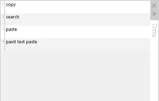 Ditto allows you to easily view and search past entries