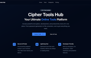 Cipher tools hub screenshot 1