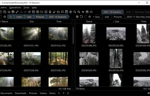 Many useful tools such as thumbnails views