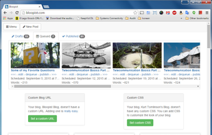 After writing a post, drop it into your queue to publish it according to your schedule.