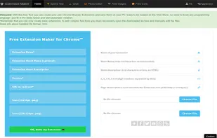 Chrome Extension Maker screenshot 1