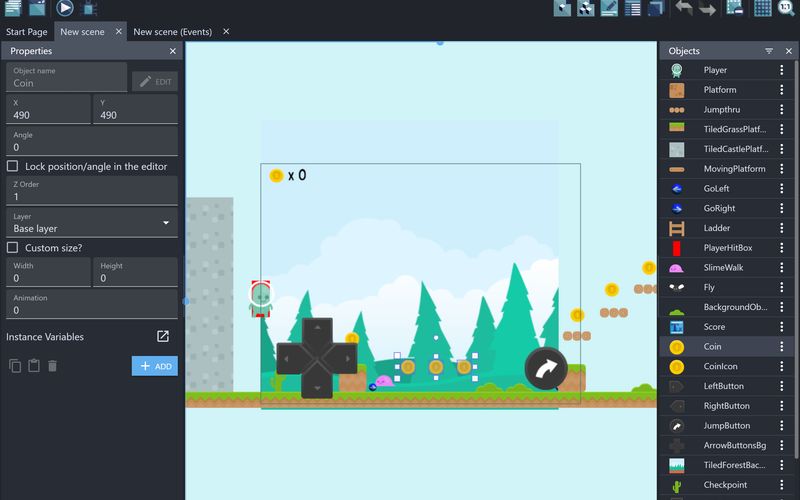GDevelop - Free and Easy HTML5 Game Engine