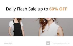Daily 60% Off Sales