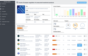 Graspway LMS screenshot 2