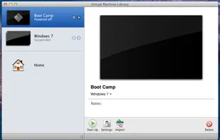 VMWare Fusion 3 library