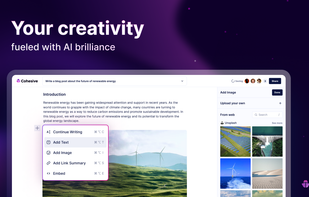 Cohesive AI screenshot 2