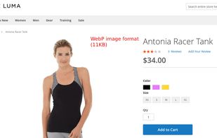 Magento 2 WebP Optimized Images Extension screenshot 2