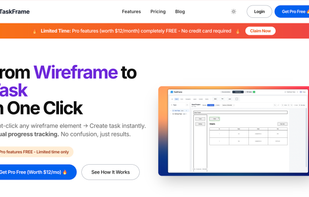 TaskFrame screenshot 1