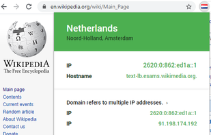 Main information with expanded information popup