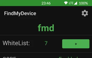 FindMyDevice (FMD) screenshot 1